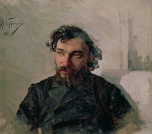 Portret van Ivan Pochitonov (1850-1923), 1882